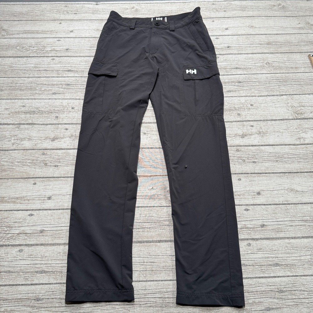 Helly Hansen Cargo Pants Men's 30 Gray Relaxed Technical Hiking Outdoor Trousers